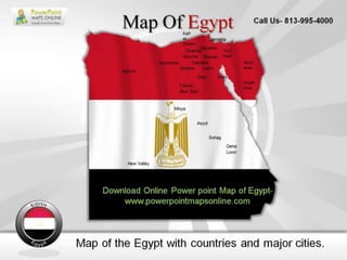 Online Download Online Powerpoint Map of Egypt