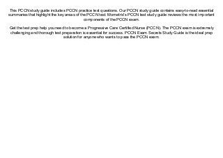 PCNSC Probesfragen