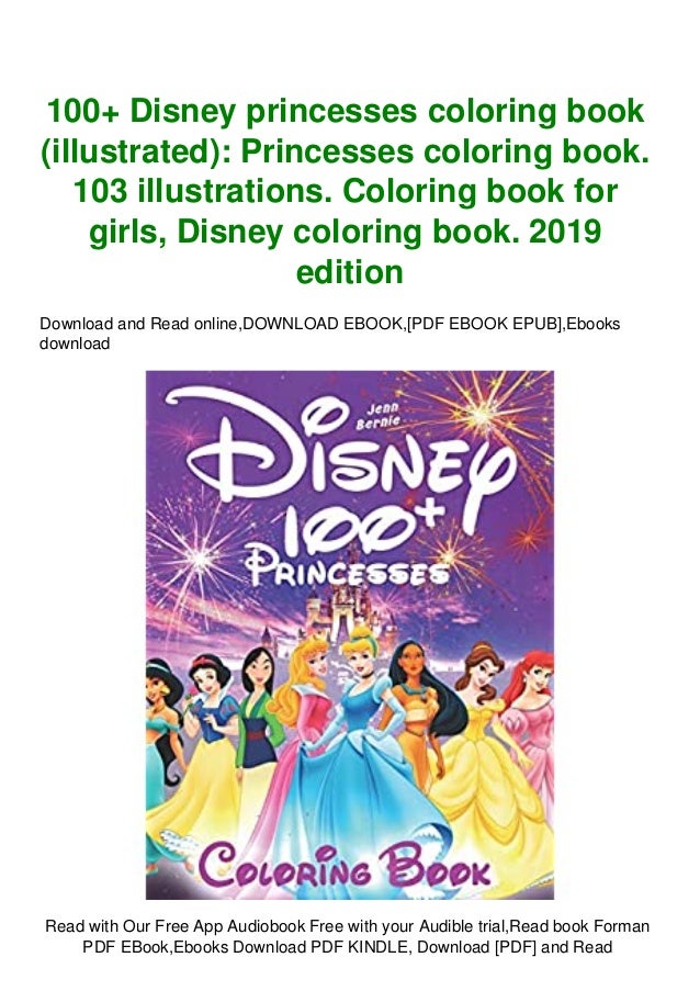 Download Download Pdf 100 Disney Princesses Coloring Book Illustrated P