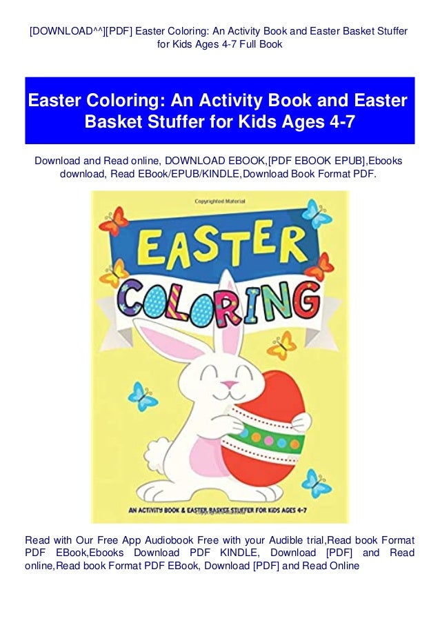 Download Download Pdf Easter Coloring An Activity Book And Easter Basket