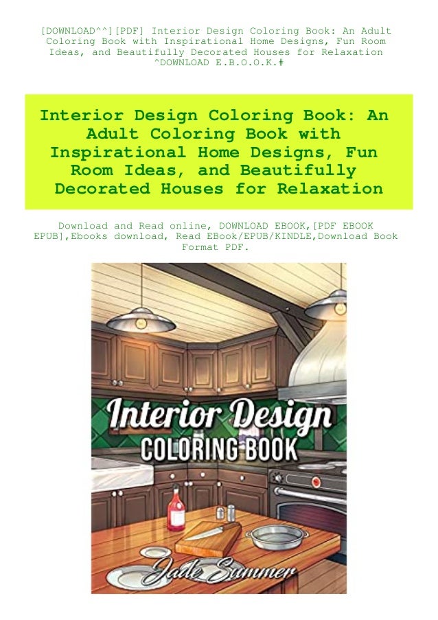 Download Download Pdf Interior Design Coloring Book An Adult Coloring Boo