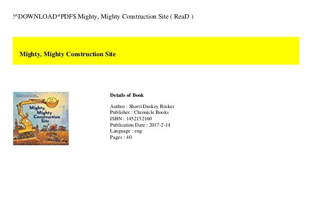 !^Downloadpdf$ mighty mighty construction site ( rea d ) 2 downloadpdf mighty mighty construction site rea d 1 638