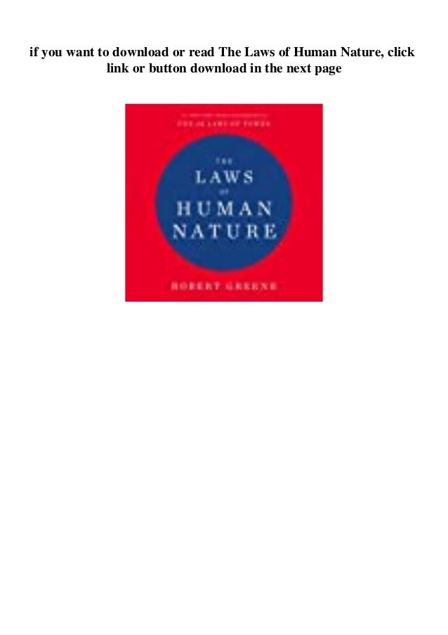 Pil sammenholdt salat DOWNLOADPDF] PDF The Laws of Human Nature Full Book