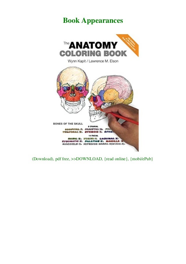 Download Download Pdf The Anatomy Coloring Book Download E B O O K