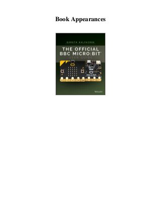 The Official Bbc Micro:Bit® User Guide – EZPJU