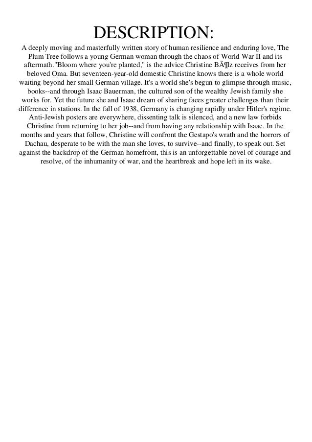 The Plum Tree PDF Free Download