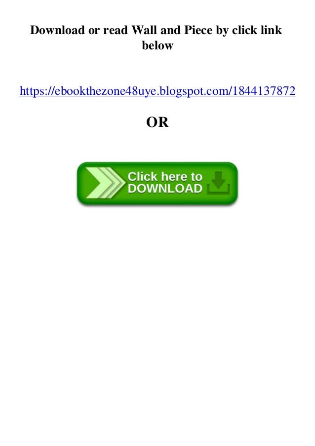 Download Pdf Wall And Piece Ebook