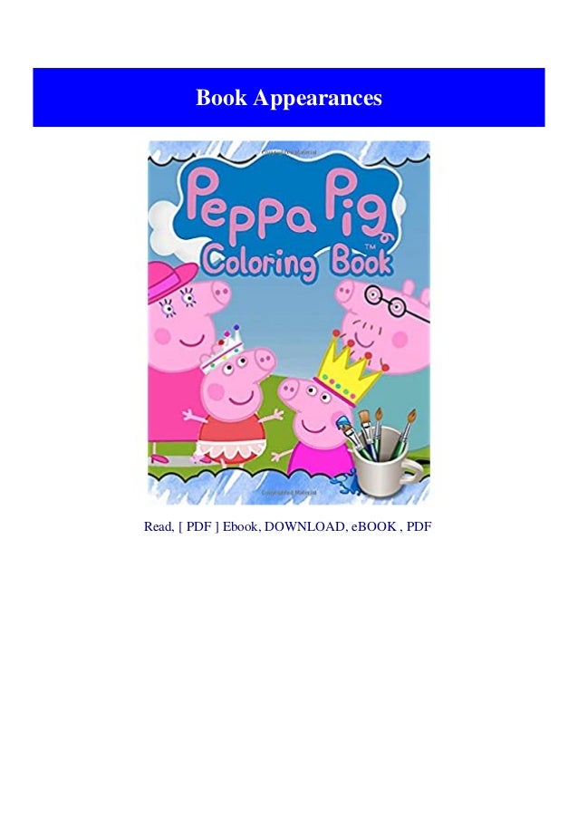 (Download) Peppa Pig Coloring Book Peppa Pig Jumbo Coloring Book With ...