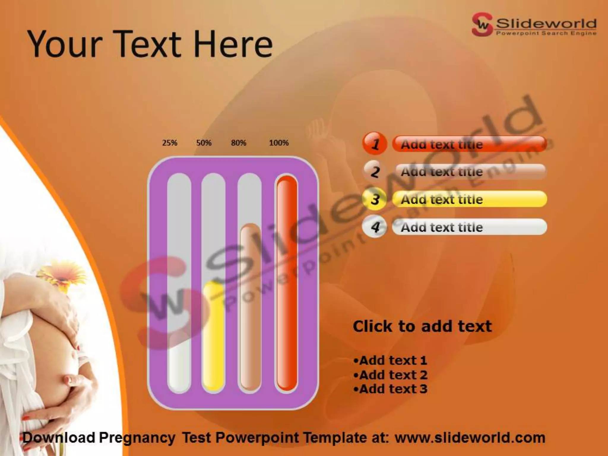 Pregnancy Test Powerpoint Template - SlideWorld | PPTX