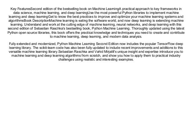 ml algorithms from scratch pdf