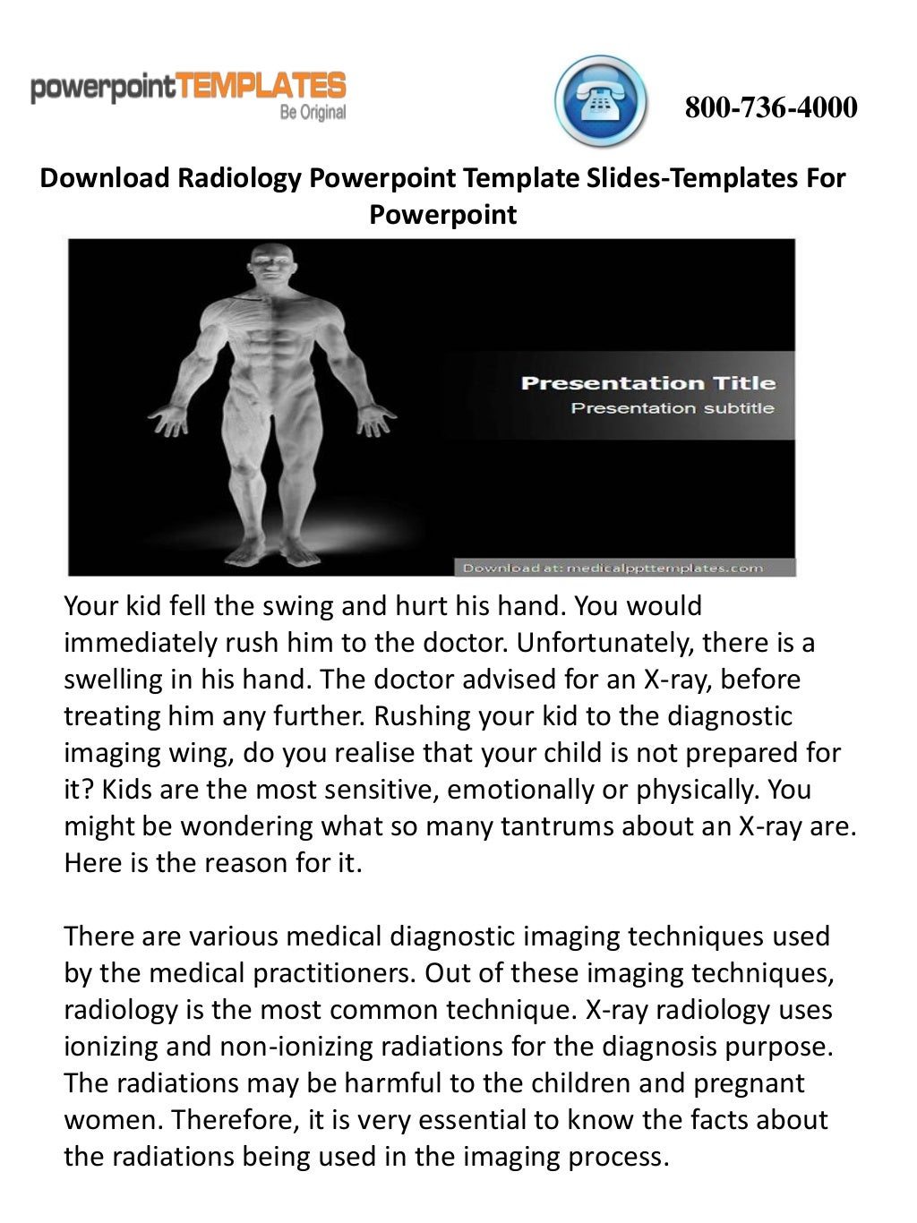 Download Radiology Powerpoint Template SlidesTemplates For Powerpoint