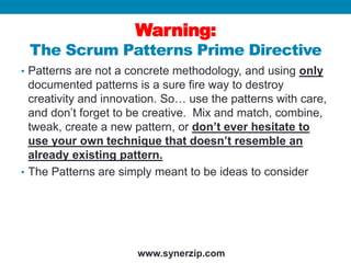 Scrum Design Patterns Effective Daily Scrum Patterns | PPTX