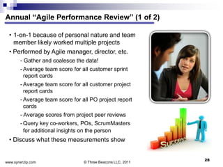 Performance Evaluation in Agile | PPT