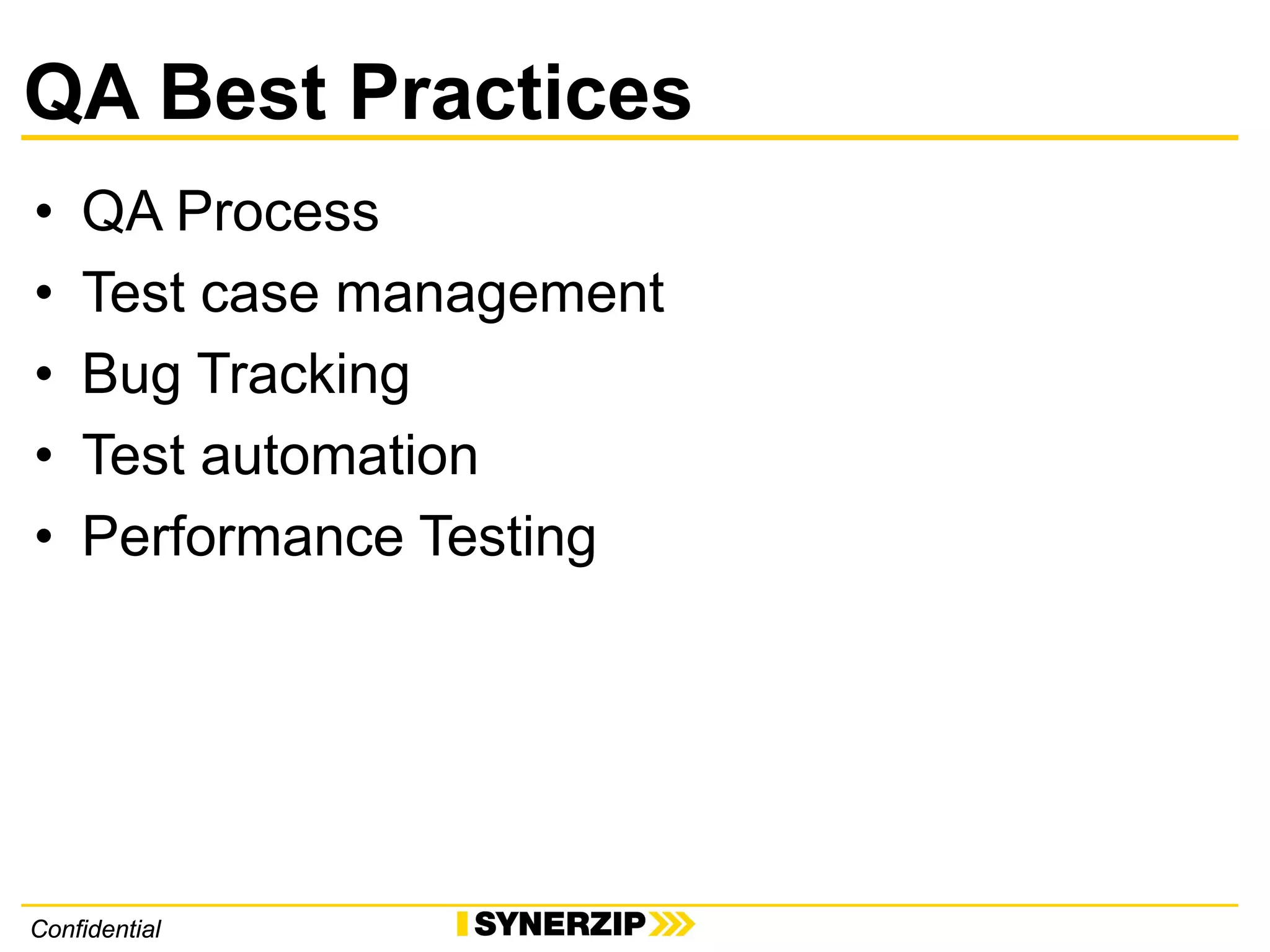 The QA/Testing Process | PPT