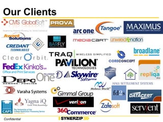 Confidential
Our Clients
 