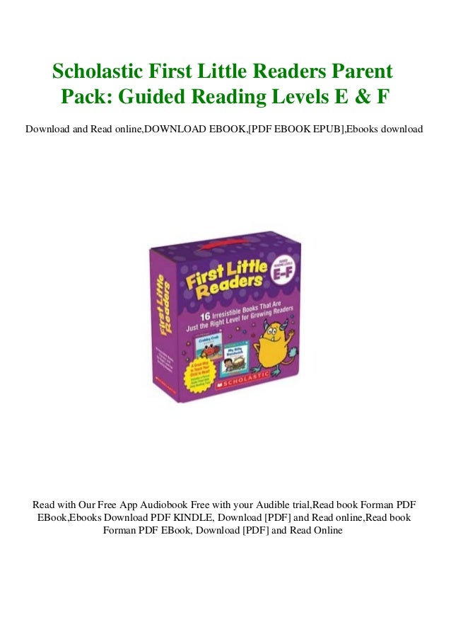 Download Scholastic First Little Readers Parent Pack Guided Reading