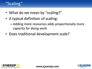 Scaling And Measuring Agile | PPT