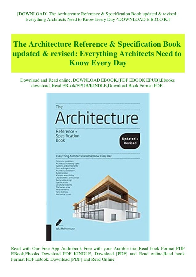 Download The Architecture Reference Specification Book Updated