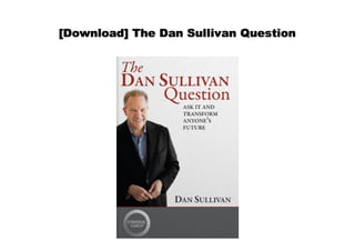 [Download] The Dan Sullivan Question
 