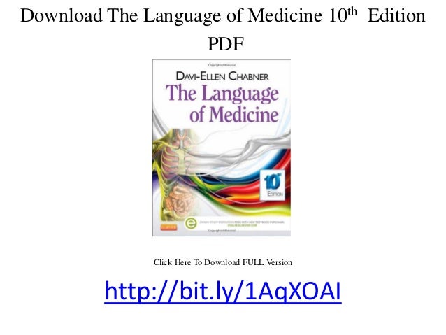 the language of medicine pdf free download