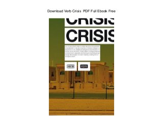 Download Verb Crisis PDF Full Ebook Free
 