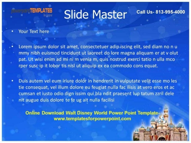 download walt disney world powerpoint template