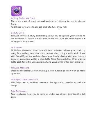 how to use youcam how to use youcam