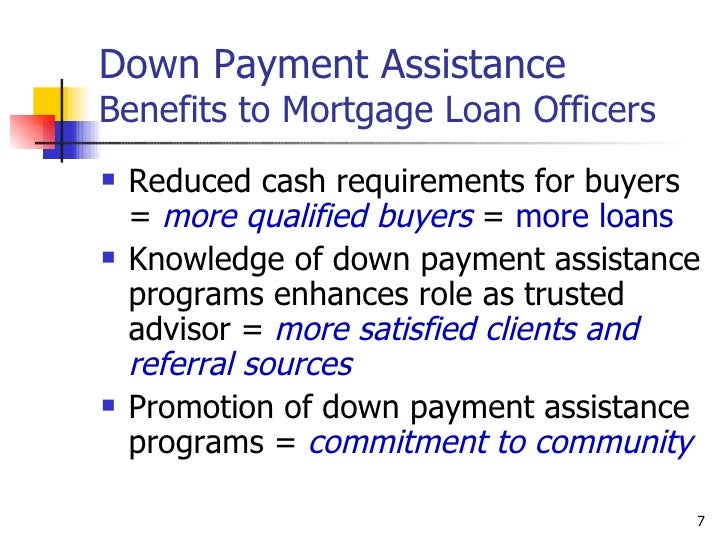Down Payment Assistance