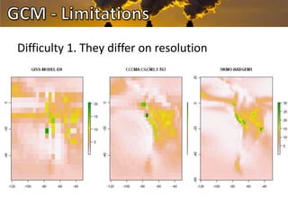 Downscaling of GCM for i’ts use in Agriculture and NRM Research 