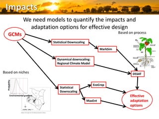 Downscaling of GCM for i’ts use in Agriculture and NRM Research 