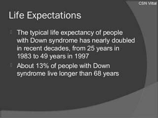 Downs syndrome