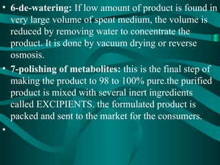 Basics of Downstream processing .ppt