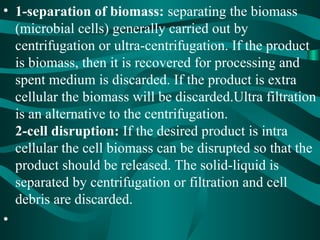 Basics of Downstream processing .ppt