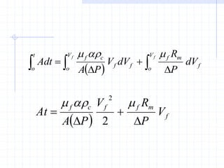   f
V
o
m
f
f
f
t
o
V
o
c
f
dV
P
R
dV
V
P
A
Adt
f
f

  


=
m
ar
m
  f
m
f
f
c
f
V
P
R
V
P
A
At



=
m
ar
m
2
2
 