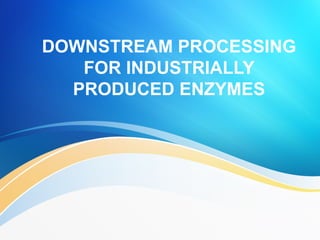 Downstream Device Comprehensive Downstream Processing Techniques for Industrial Enzyme ...