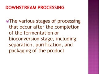 Downstream processing | PPTX