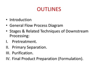 Downstream processing (by WAQAR & JUNAID) | PPTX