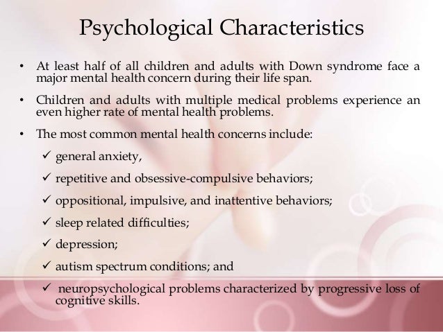down syndrome cognitive abilities