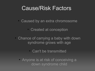 Down syndrome | PPT | Infertility | Reproductive Health