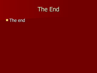 The End The end 