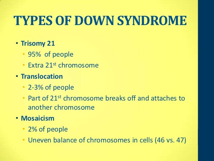 Down syndrome