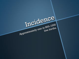 en ce
     Inc id              -1000
                   in 800 irths.
                one ive b
      xim ately      l
A ppro
 