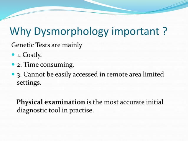 Down syndrome dysmorphology | PPT