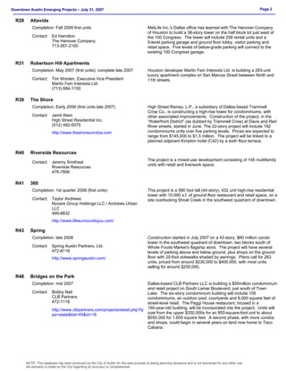 Downtown Austin Development 2007