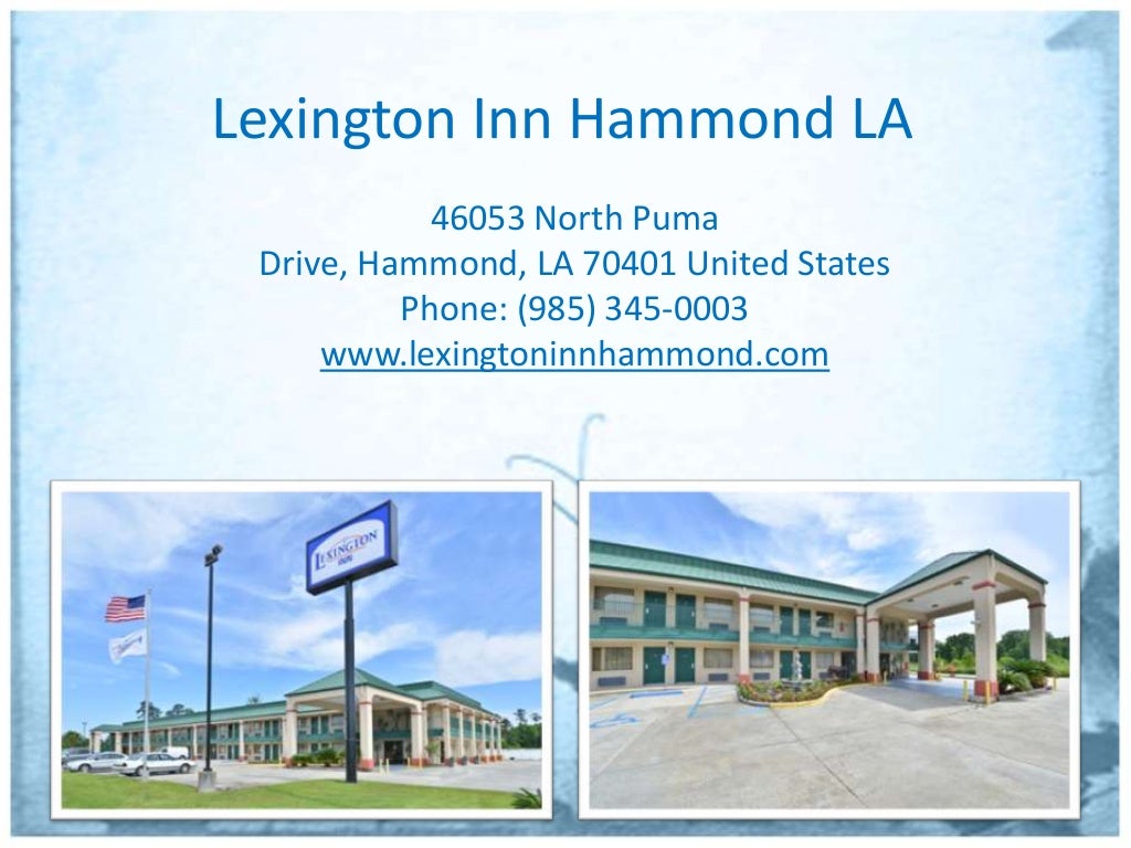 Downtown hammond la hotel