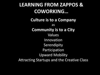 Zappos Downtown Project and DTP