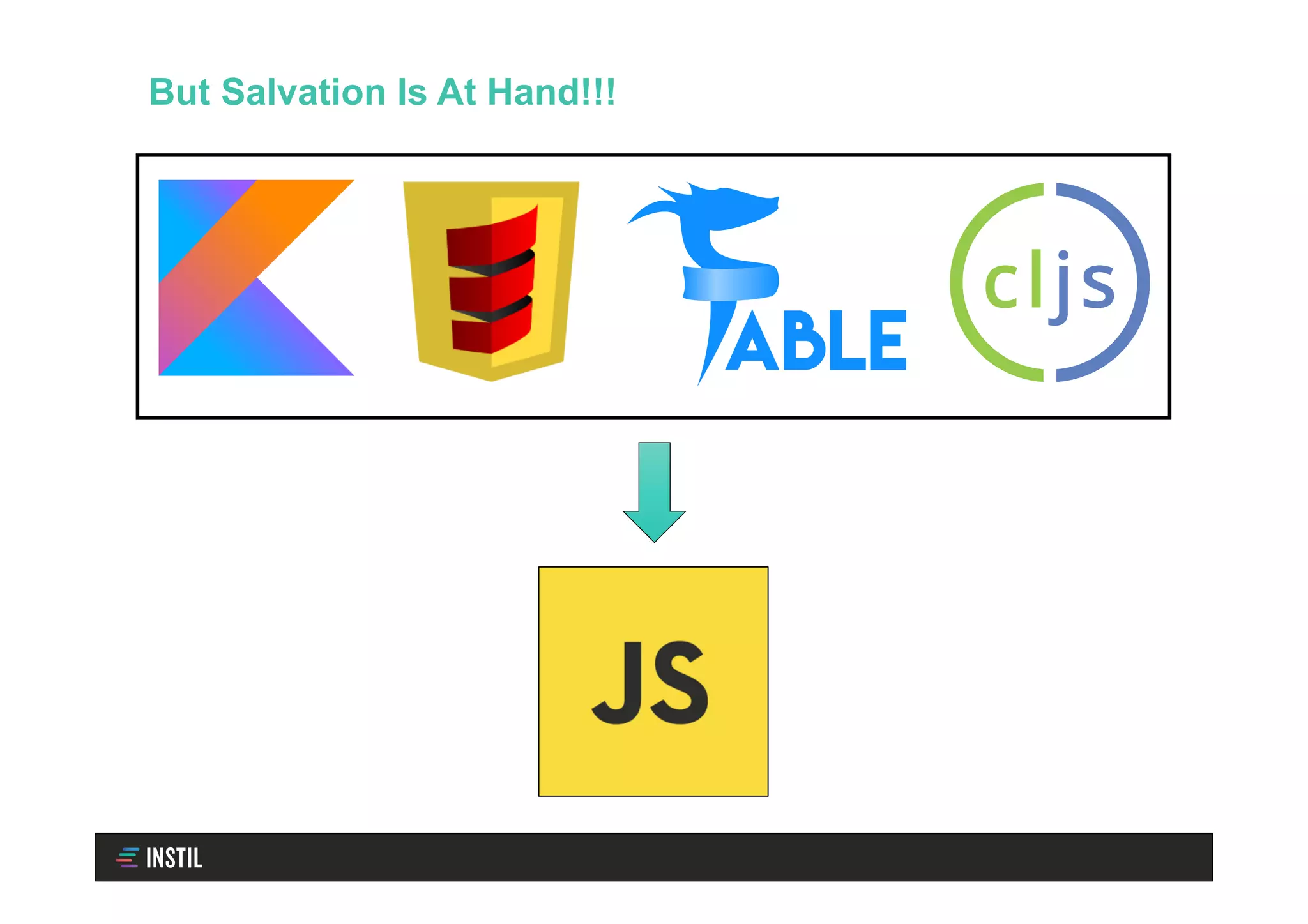 But Salvation Is At Hand!!!
 