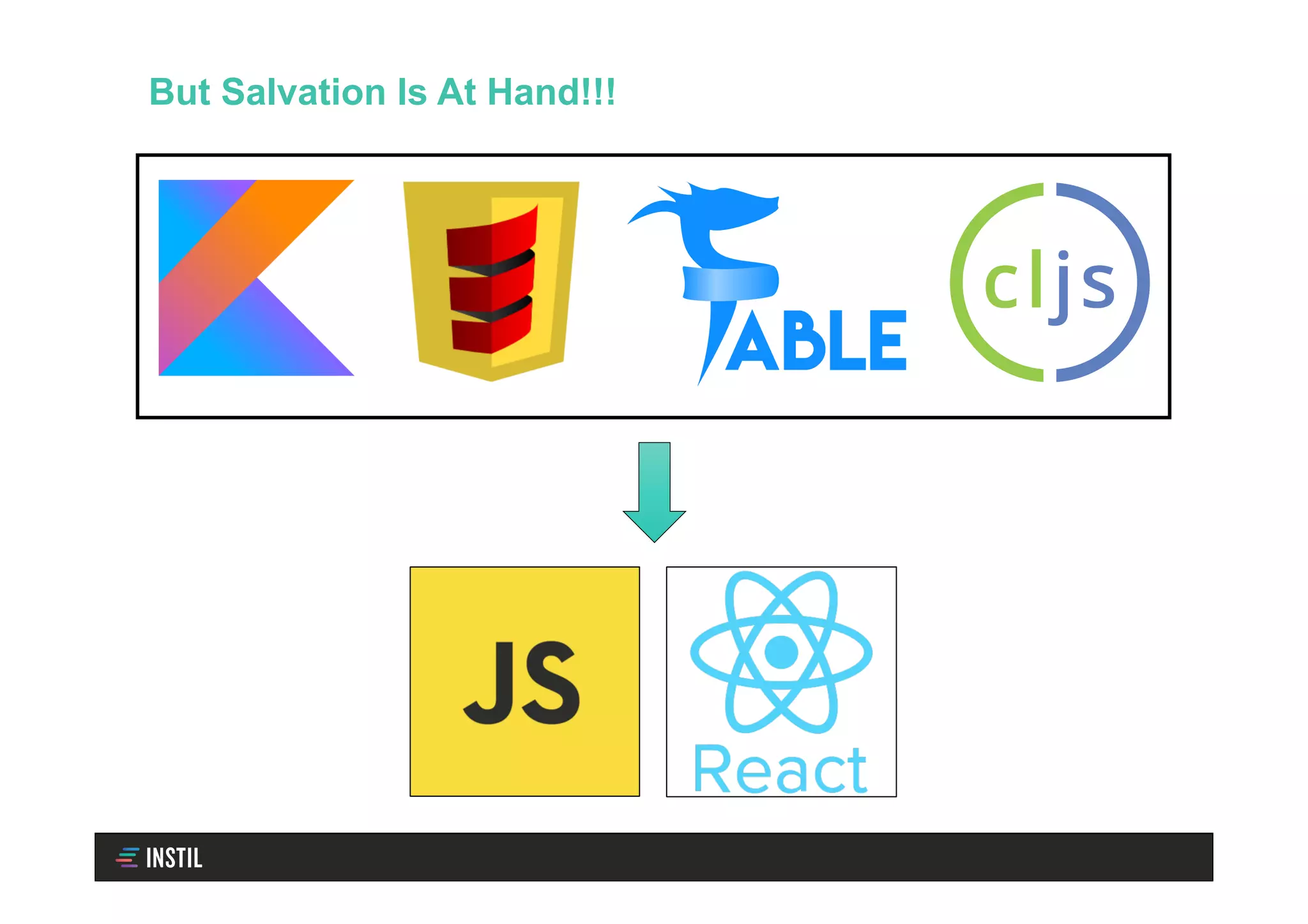 But Salvation Is At Hand!!!
 