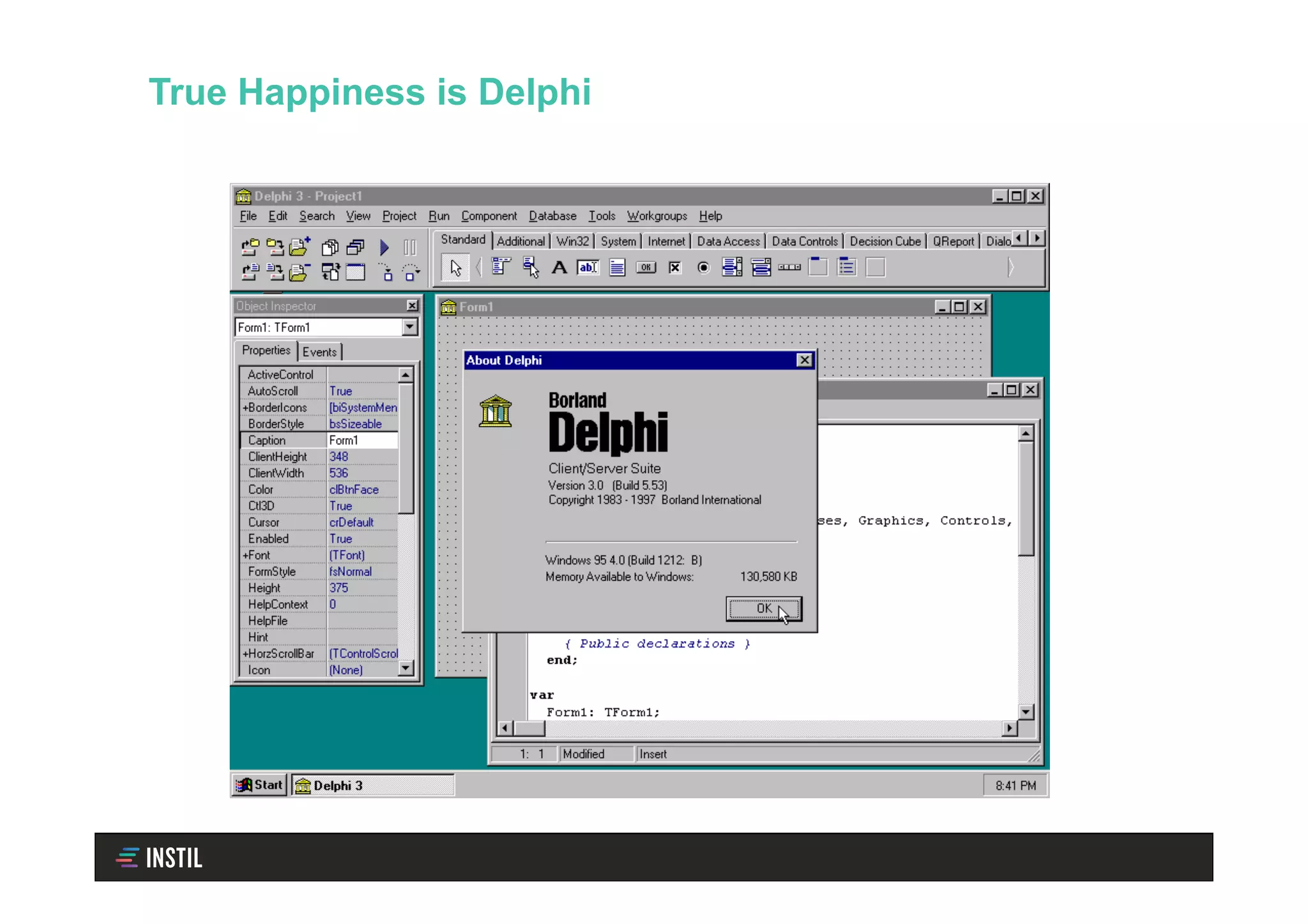 True Happiness is Delphi
 