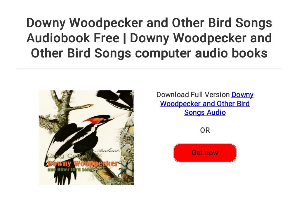 Downy Woodpecker and Other Bird Songs Audiobook Free Downy Woodpecker